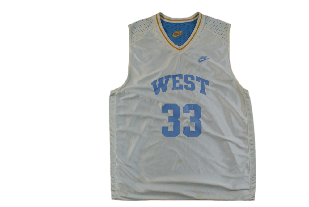 Maillot basket vintage West N°33