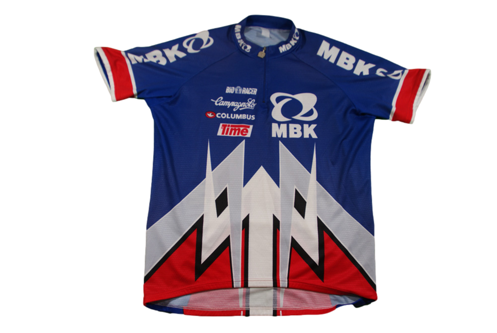 Maillot vélo vintage MBK Time Campangolo Bio racer