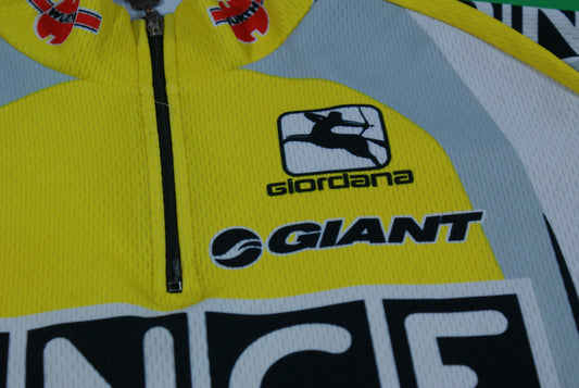 Maillot cyclisme vintage Giordana Once Giant Wurth