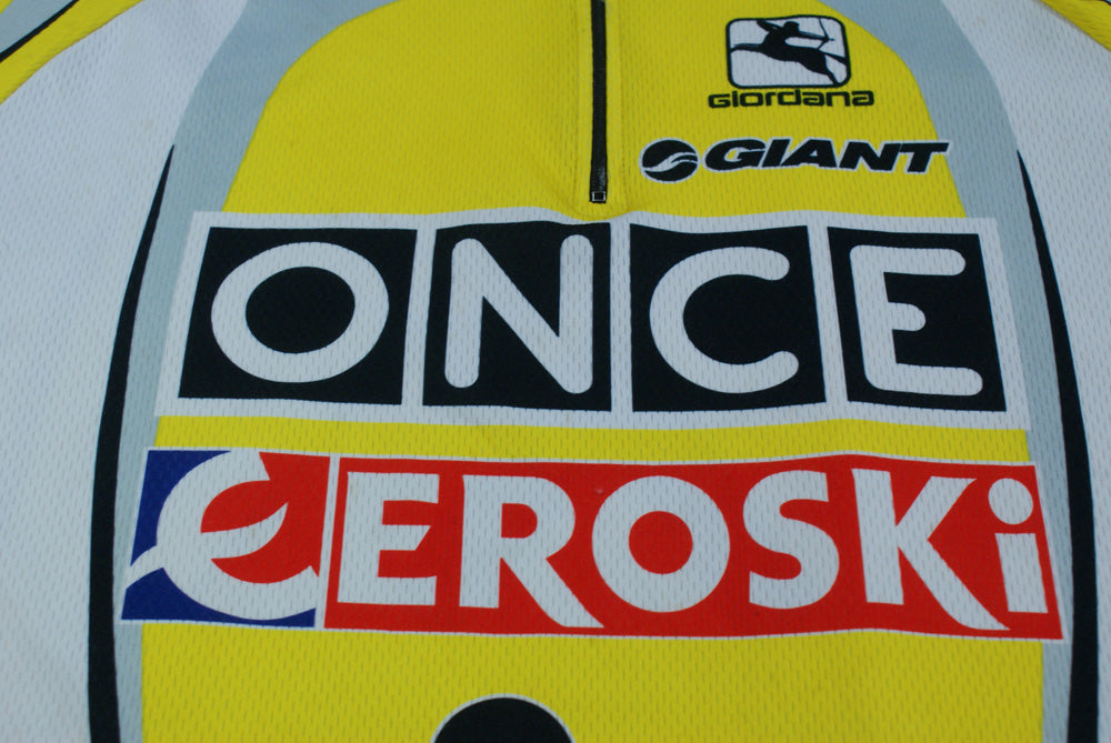 Maillot cyclisme vintage Giordana Once Giant Wurth
