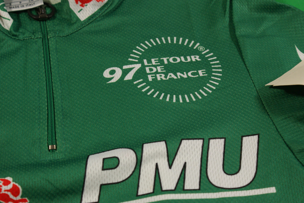 Maillot vélo rétro Tour de France 1997 Nike PMU