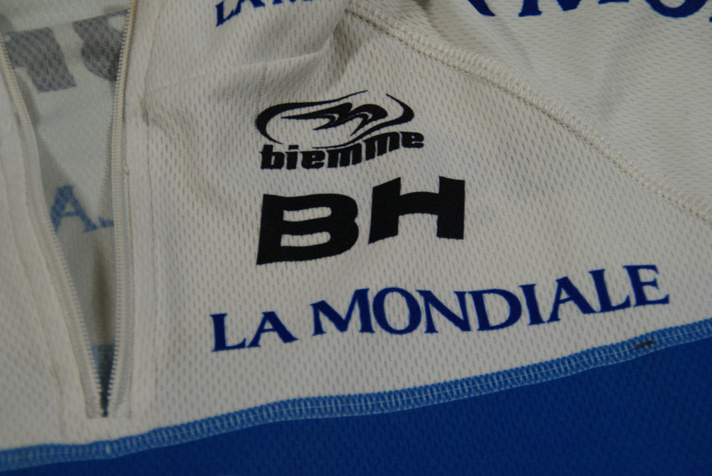 Maillot vélo vintage AG2R la Mondiale UCI Biemme
