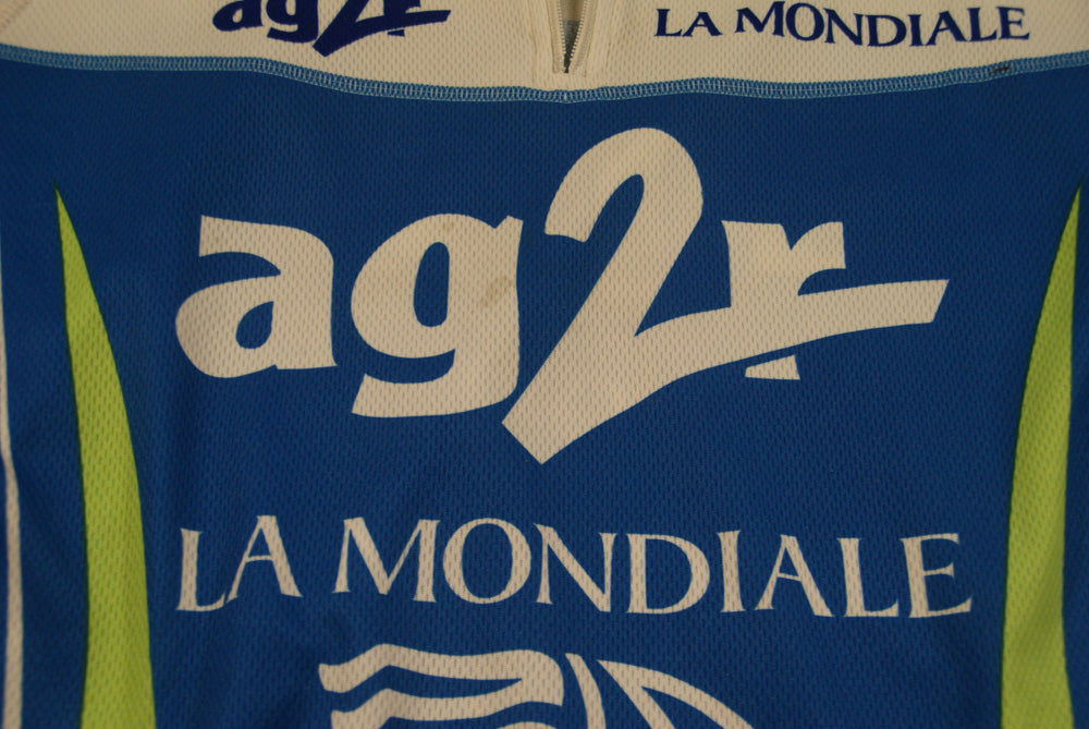 Maillot vélo vintage AG2R la Mondiale UCI Biemme