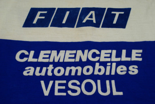 Maillot vélo vintage Fiat Vesoul Clémencelle Automobiles