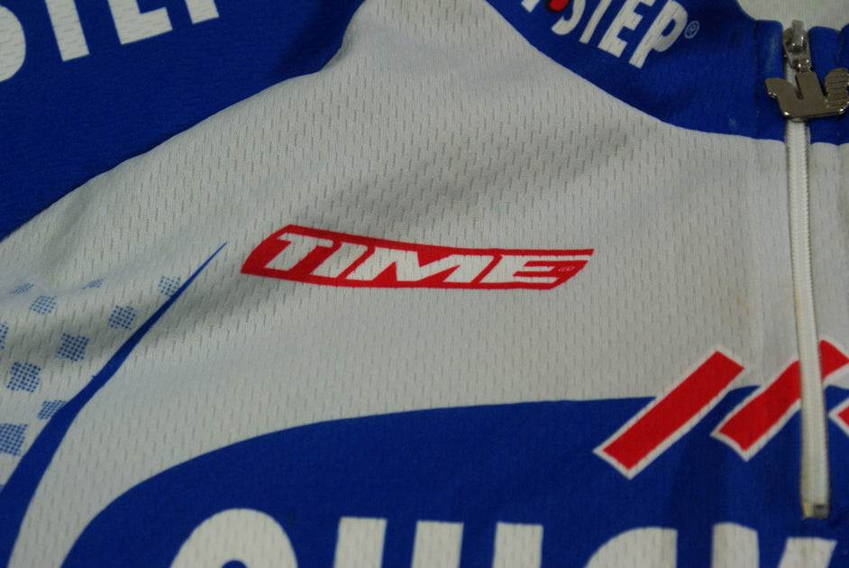 Maillot vélo vintage Time Quick Step Vermarc Innergetic