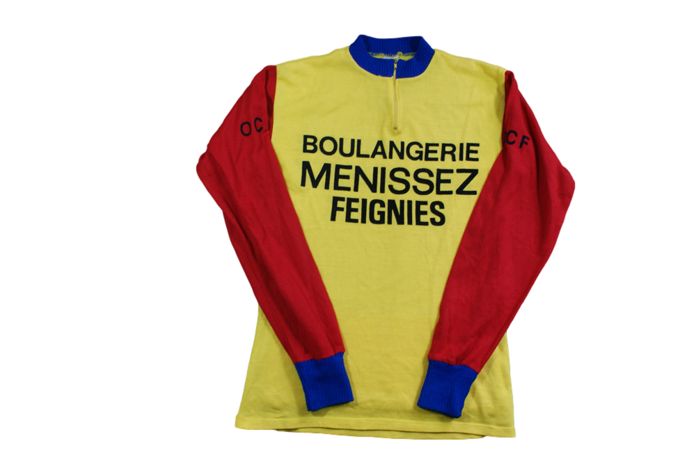 Maillot cyclisme vintage Boulangerie Menissez Feignies