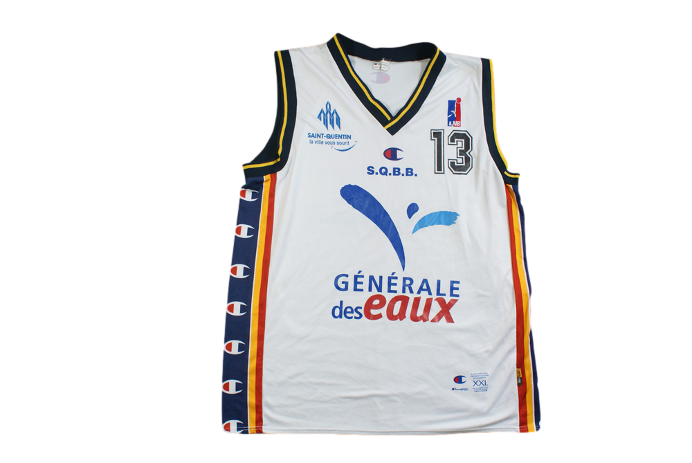 Maillot basket rétro Saint-Quentin N°13 LNB