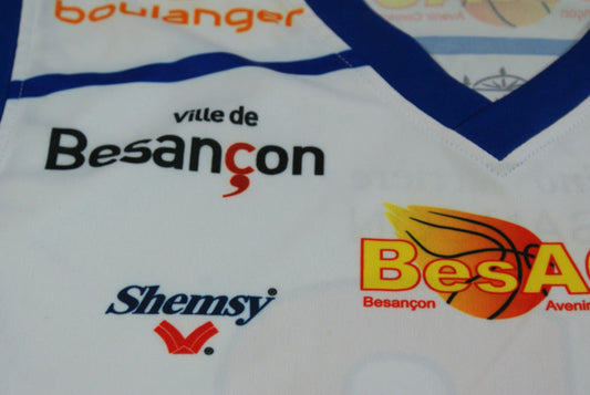 Maillot basket rétro Besançon Shemsy N°12