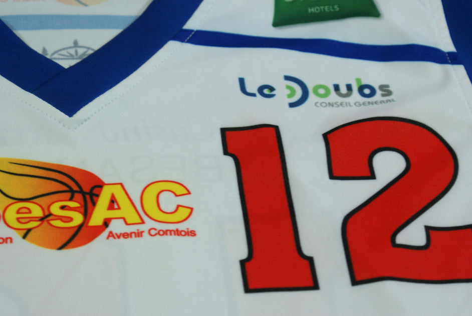 Maillot Basket Rétro Besançon N°9 - Adidas - TBM-41