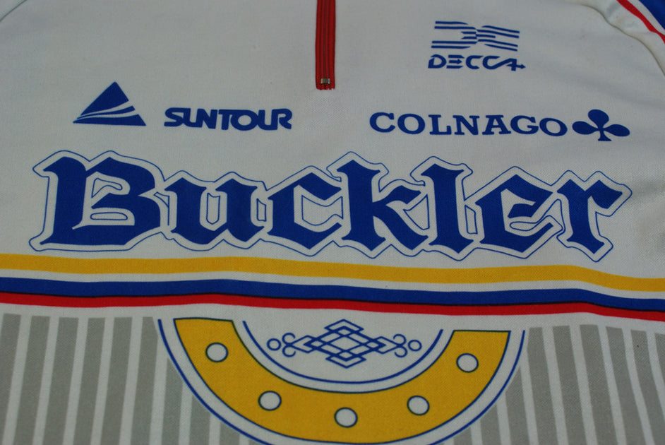 Maillot vélo rétro Decca Buckler Suntour Colnago – The Sport Nuggets