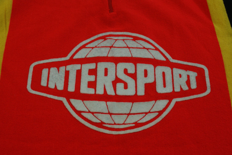 Maillot cycliste INTERSPORT Acrylique Made in France Vintage 80'S jersey - 3 / M Maillot cycliste INTERSPORT Acrylique Made in France Vintage 80'S jersey - 3 / M