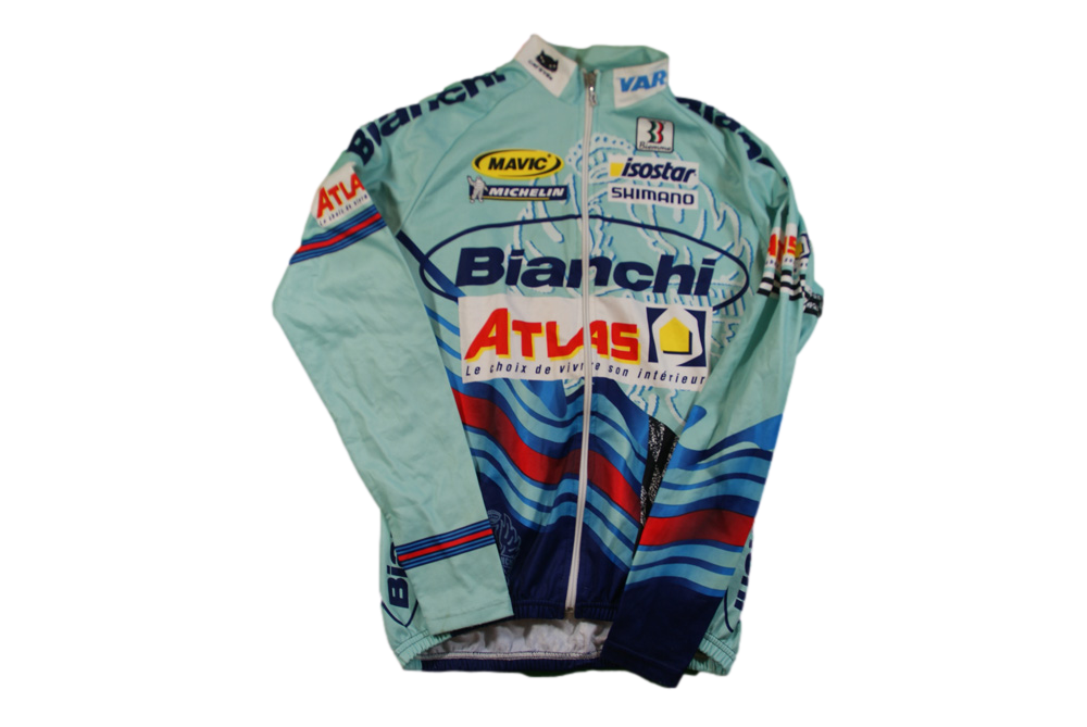 Veste vélo rétro Biemme Mavic Michelin Bianchi Atlas