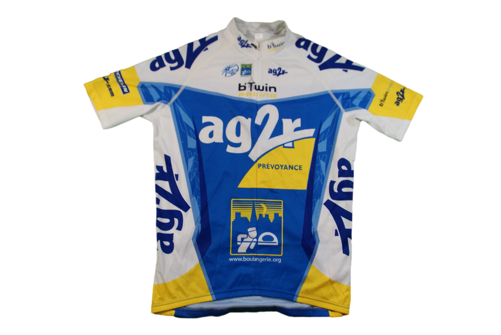 Maillot vélo rétro AG2R UCI b'Twin Decathlon