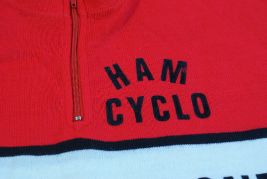 Maillot vélo vintage Ham cyclo Cycles Doumont