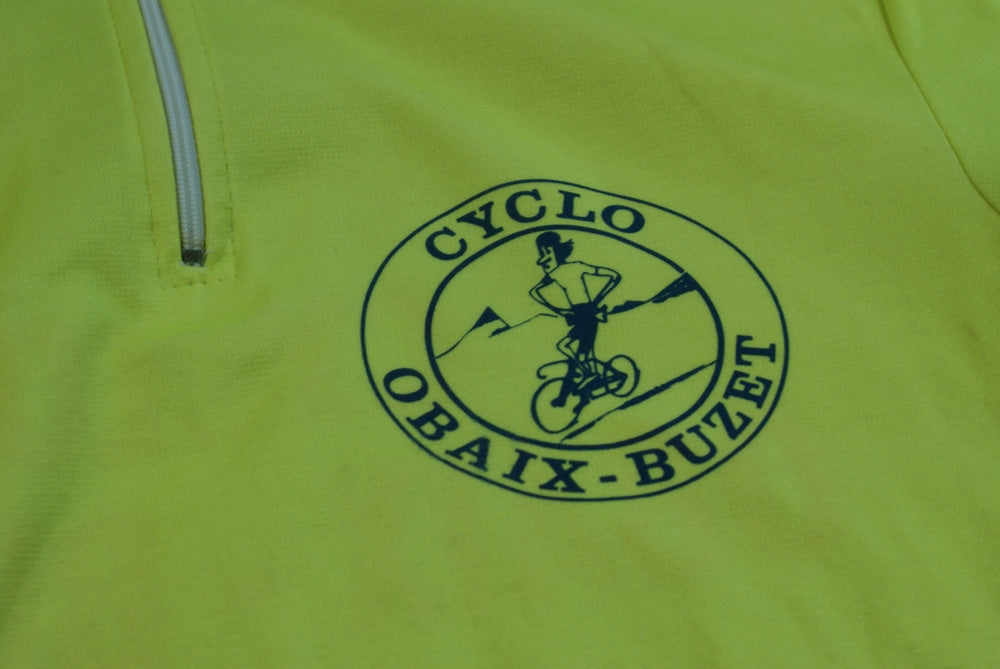 Maillot vélo vintage Cyclo Obaix-Buzet
