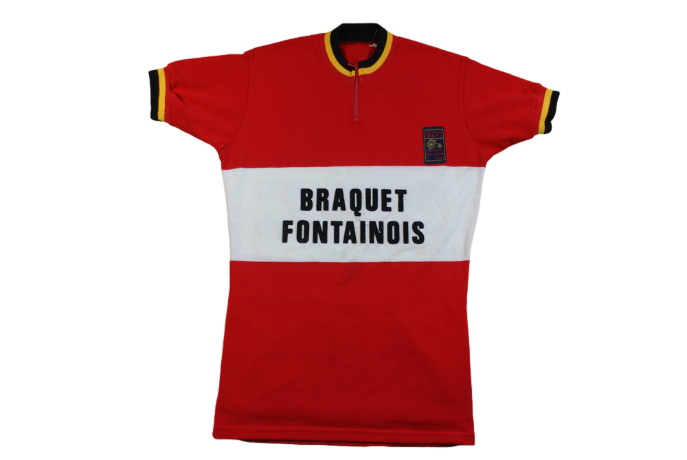 Maillot vélo vintage Braquet Fontainois