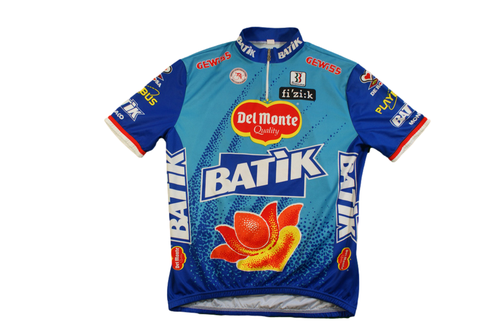 Maillot vélo rétro Biemme Del Monte Batik