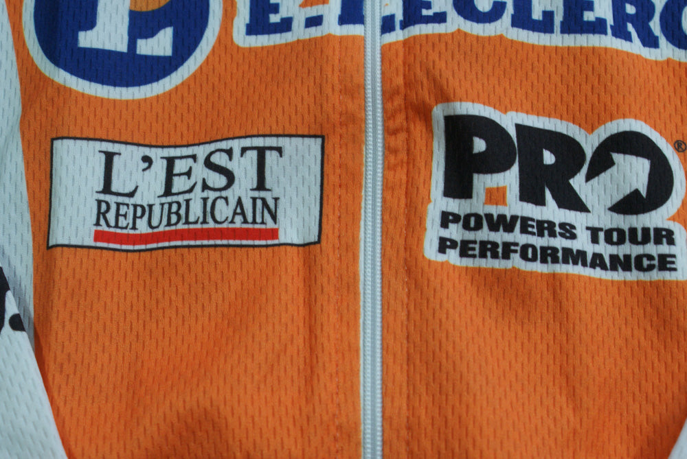 Veste vélo rétro Crédit Mutuel E.Leclerc Fiat