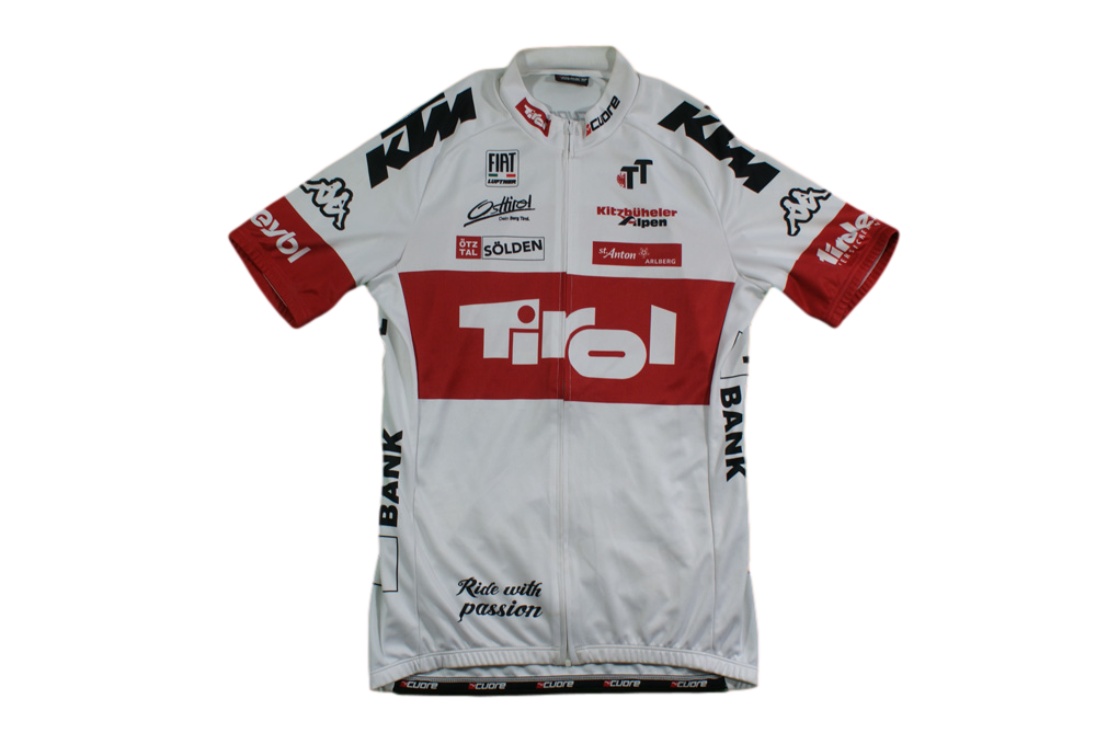 Maillot vélo vintage Tirol Fiat Solden