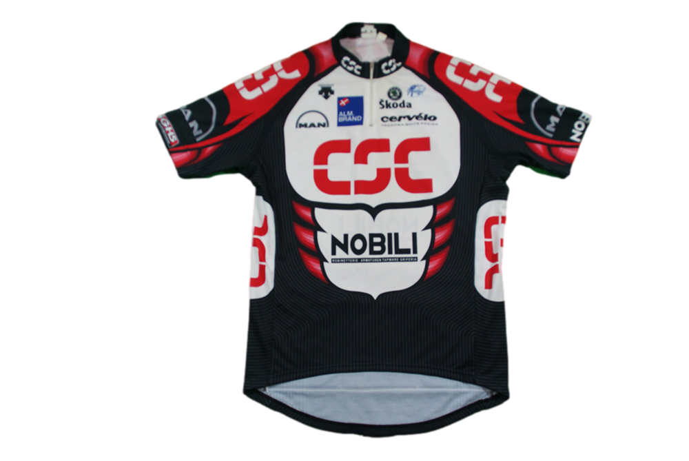 Maillot cyclisme vintage Skoda Descente CSC