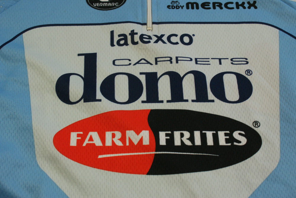 Maillot cyclisme vintage Vermarc Merckx Latexco Farm Frites