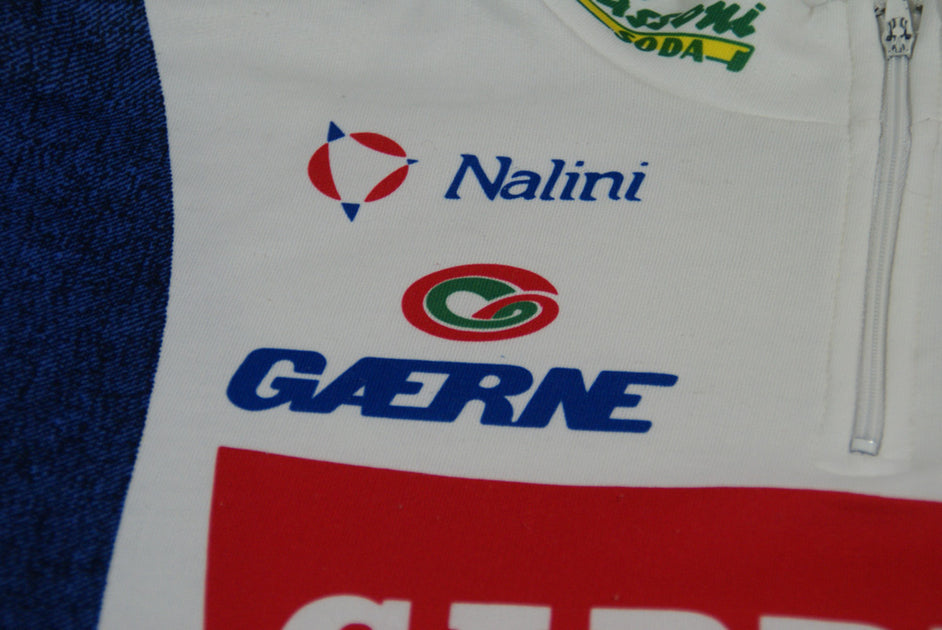 Maillot Vélo Rétro Nalini Multicolore Taille M, Manches Courtes, Carrera Tonello Tassoni Gaerne