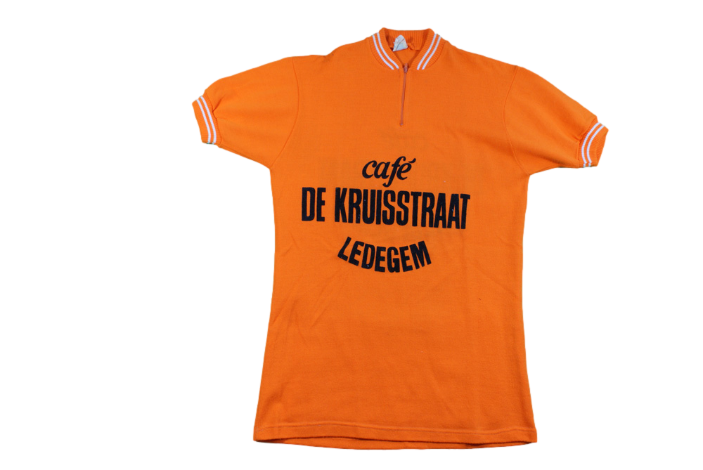 Maillot cyclisme vintage Café De Kruisstraat Ledegem