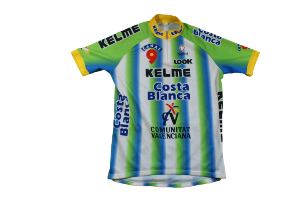 Maillot cyclisme vintage Kelme Canal 9 Nalini Look