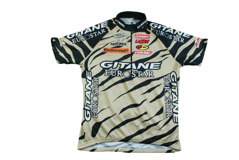 Maillot cyclisme vintage Gitane Biemme Time Continental