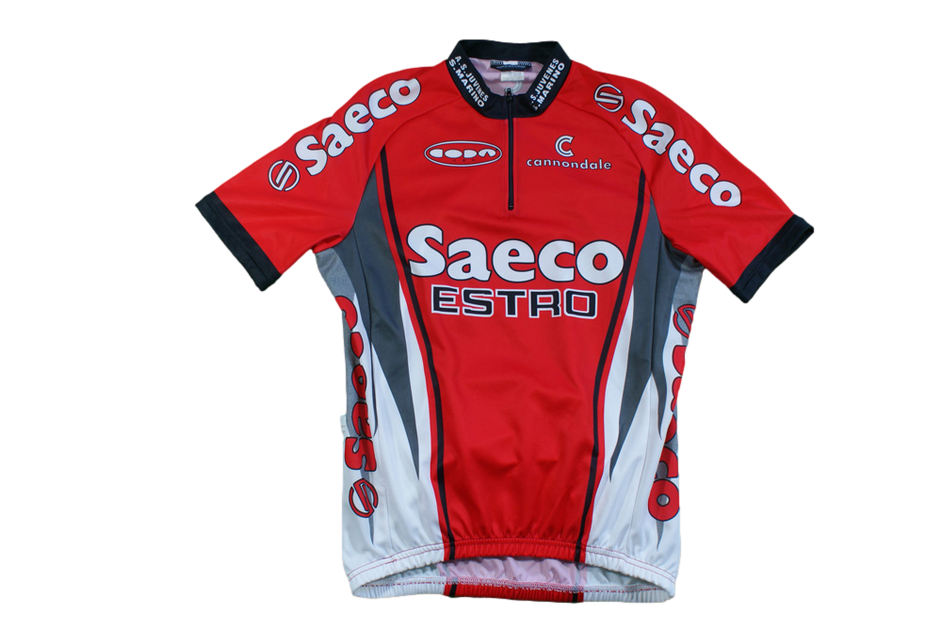 Maillot de cyclisme rétro Saeco Cannondale - Retro Peloton Maillot de cyclisme rétro Saeco Cannondale - Retro Peloton