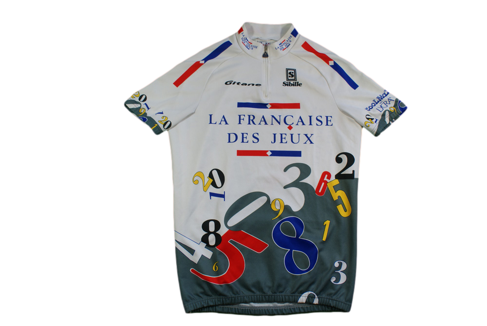 Maillot cyclisme vintage Sibille Française des jeux Gitane