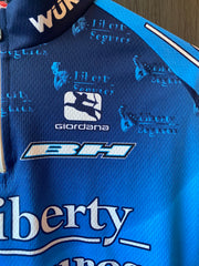 Maillot vélo vintage Giordana Liberty Seguros Wurth