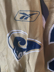 Maillot NFL vintage Rams de Saint-Louis Los Angeles #28 Faulk