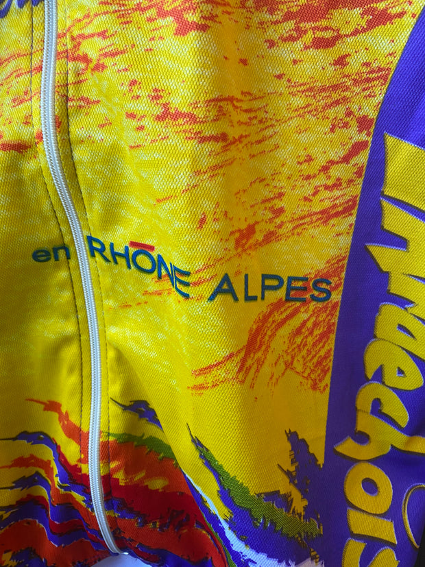 Maillot vélo vintage sans manches L'Ardéchoise