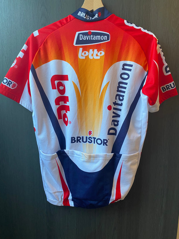 Maillot vélo vintage Vermarc Lotto Davitamon UCI