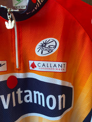 Maillot vélo vintage Vermarc Lotto Davitamon UCI