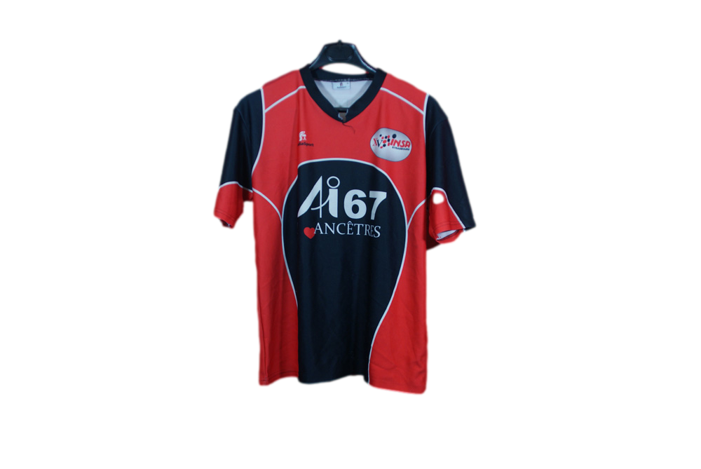 Maillot rugby rétro INSA Strasbourg n°1