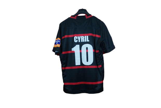 Maillot rugby vintage Edinburgh domicile n°10 Cyril