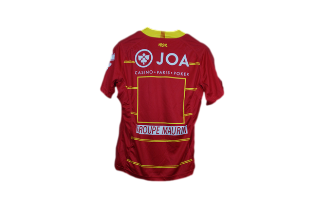 Maillot rugby vintage Perpignan domicile