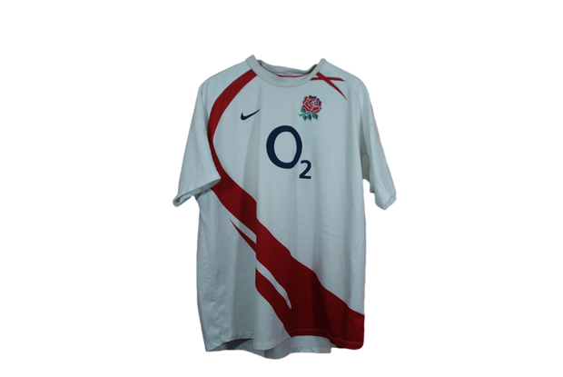 Maillot rugby vintage Angleterre domicile n°5 Anthony