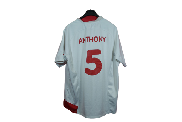 Maillot rugby vintage Angleterre domicile n°5 Anthony