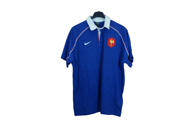 Maillot rugby vintage équipe de France domicile