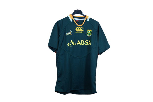 Maillot rugby vintage Afrique du Sud domicile