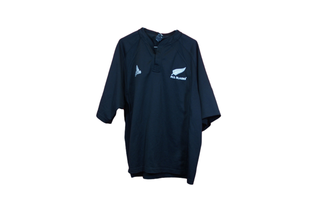 Maillot collector vintage All Blacks domicile