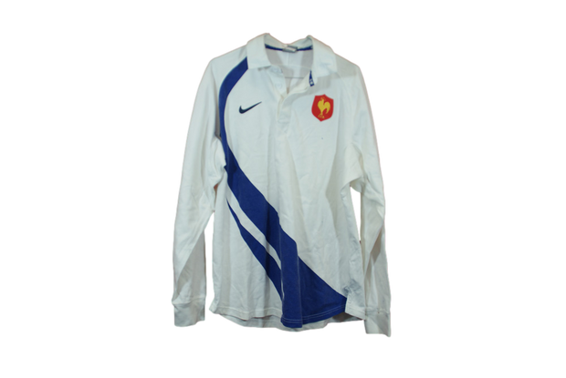 Maillot rugby vintage équipe de France extérieur