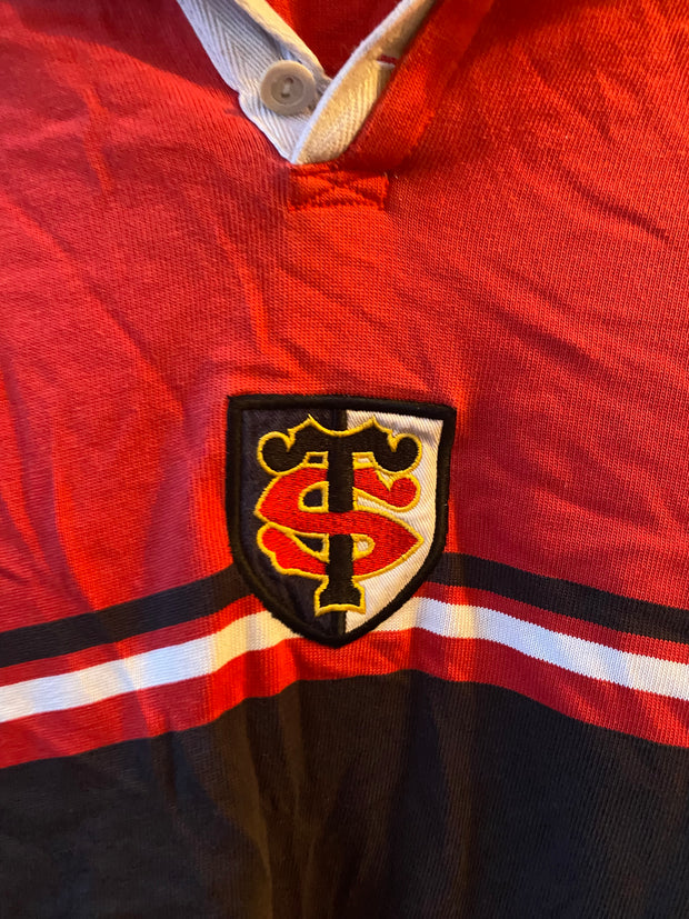 Polo rugby vintage Stade Toulousain manches longues