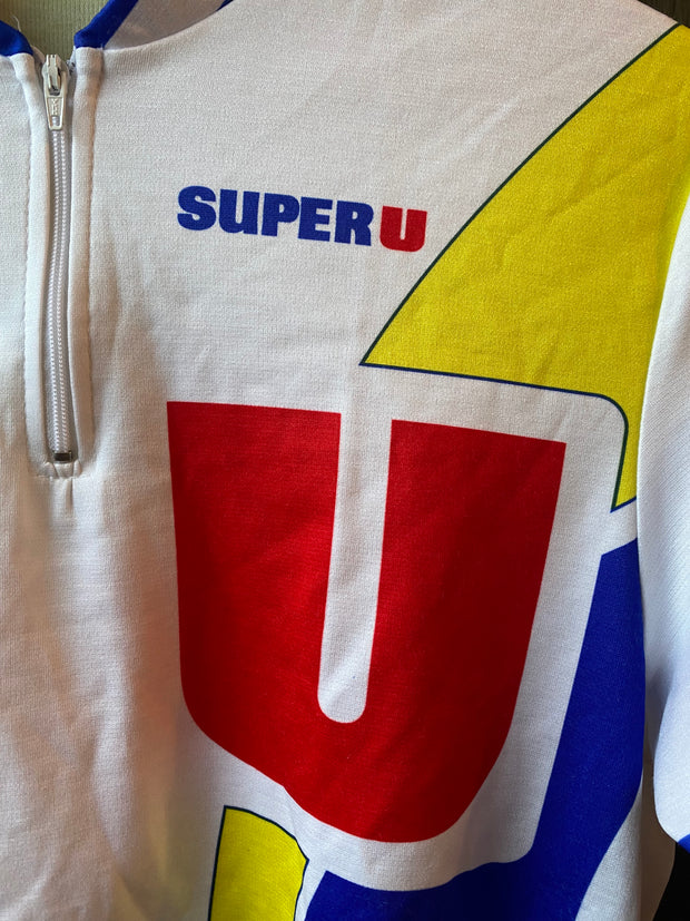 Maillot vélo vintage Super U