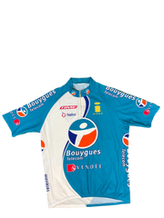 Maillot vélo cyclisme vintage Bouygues Telecom Time Nalini