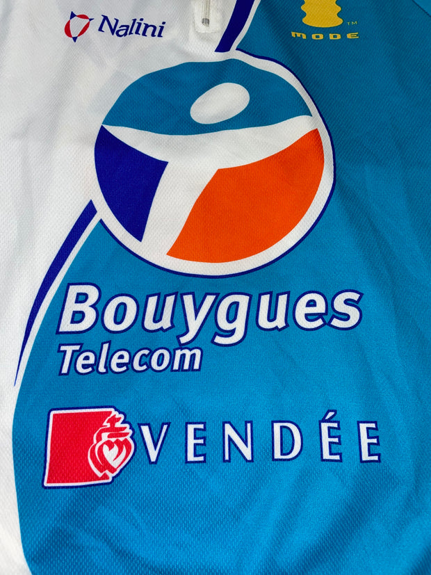 Maillot vélo cyclisme vintage Bouygues Telecom Time Nalini