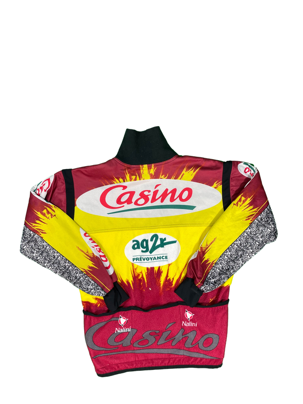 Veste vélo cyclisme vintage Casino AG2R Vitus Peugeot Nalini